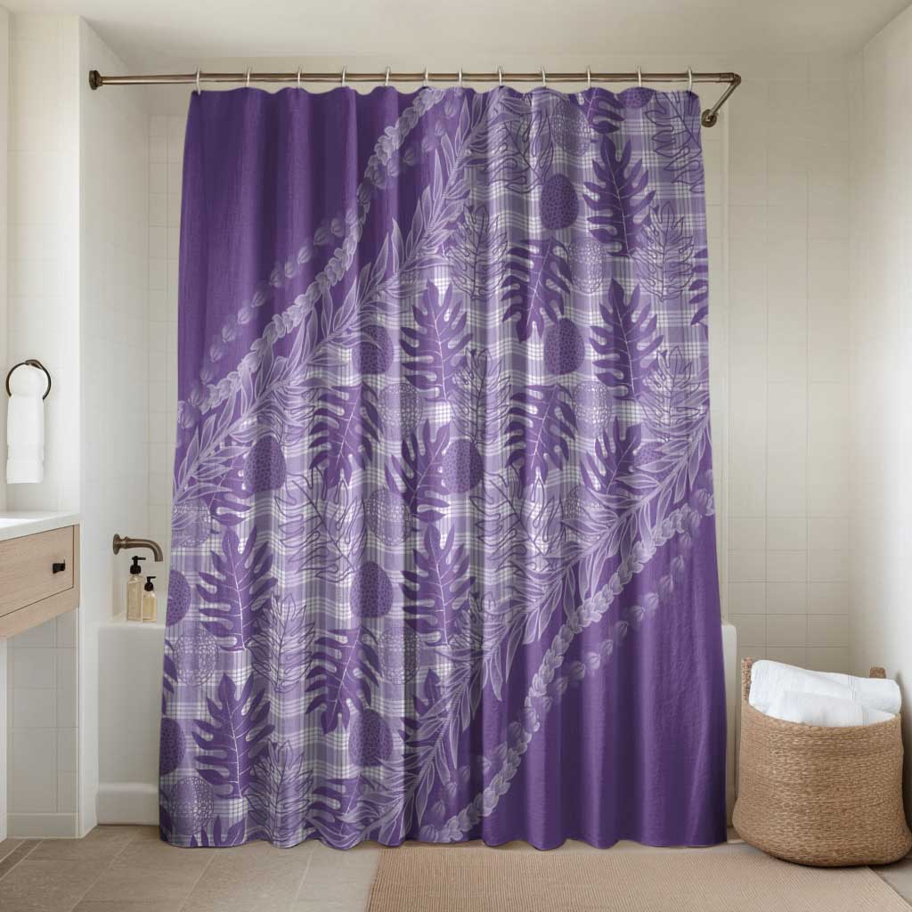 Hawaii Breadfruit Palaka Bathroom Set Poni Maile Lei - Polynesian Pride