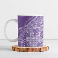 Hawaii Breadfruit Palaka Ceramic Mug Poni Maile Lei - Polynesian Pride