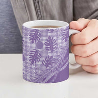 Hawaii Breadfruit Palaka Ceramic Mug Poni Maile Lei - Polynesian Pride