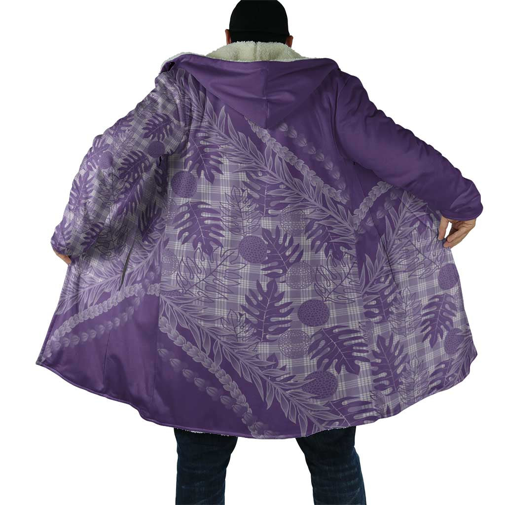 Hawaii Breadfruit Palaka Cloak Poni Maile Lei - Polynesian Pride