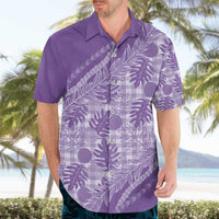 Hawaii Breadfruit Palaka Hawaiian Shirt Poni Maile Lei - Polynesian Pride