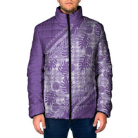 Hawaii Breadfruit Palaka Padded Jacket Poni Maile Lei - Polynesian Pride