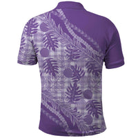 Hawaii Breadfruit Palaka Polo Shirt Poni Maile Lei - Polynesian Pride