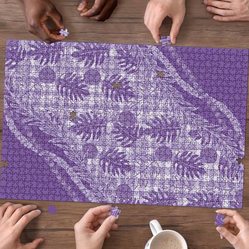 Hawaii Breadfruit Palaka Puzzle Poni Maile Lei - Polynesian Pride