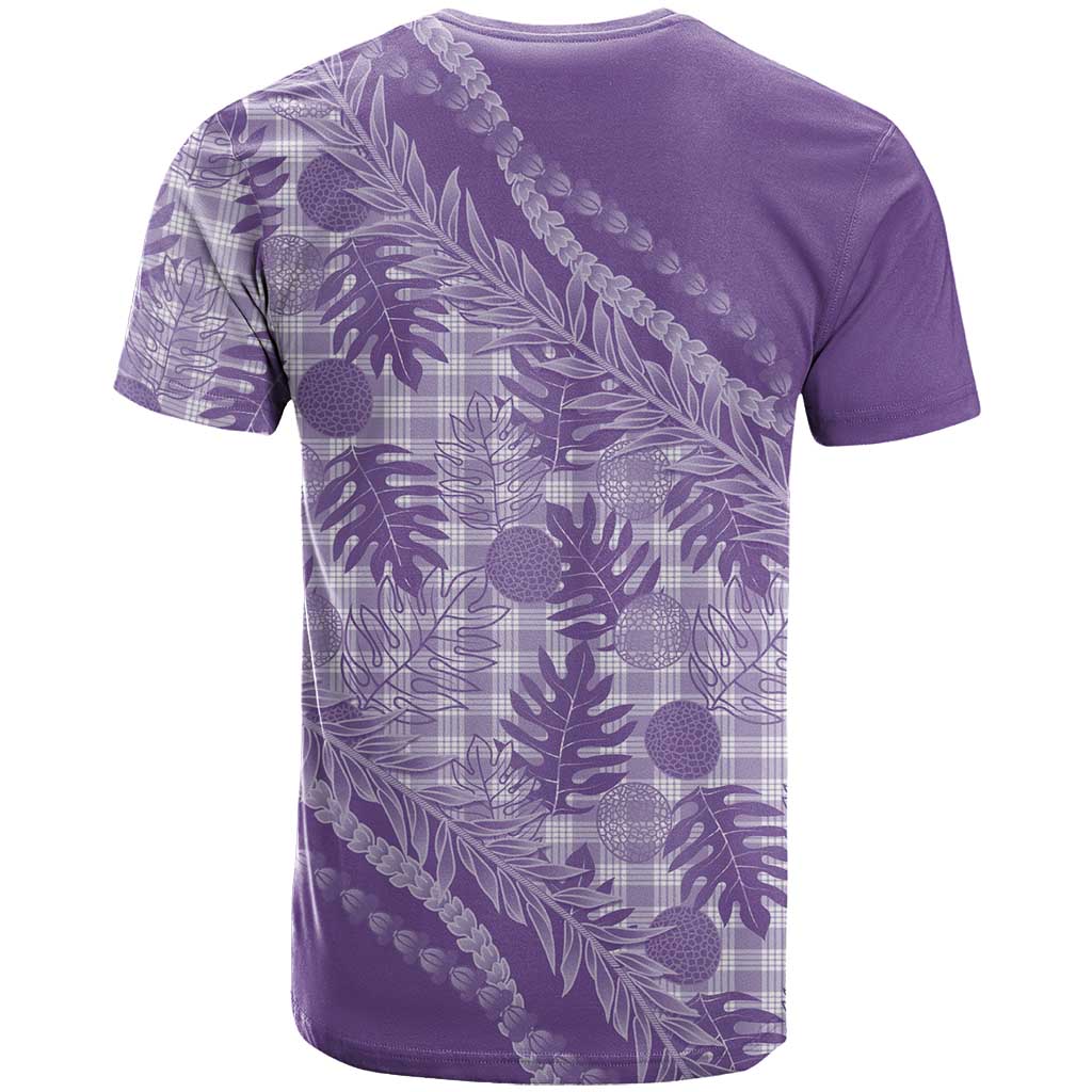 Hawaii Breadfruit Palaka T Shirt Poni Maile Lei - Polynesian Pride