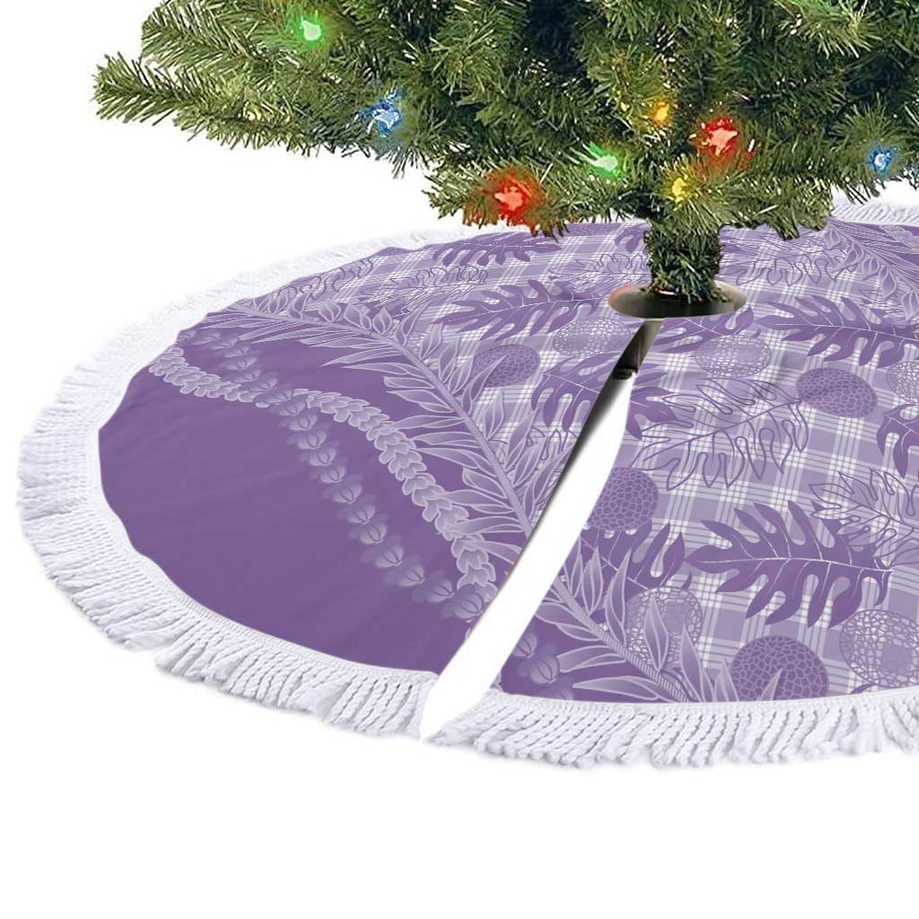 Hawaii Breadfruit Palaka Tree Skirt Poni Maile Lei - Polynesian Pride