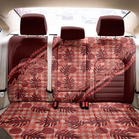 Hawaii Breadfruit Palaka Back Car Seat Cover Ulaula Maile Lei - Polynesian Pride