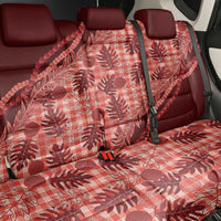 Hawaii Breadfruit Palaka Back Car Seat Cover Ulaula Maile Lei - Polynesian Pride