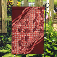 Hawaii Breadfruit Palaka Garden Flag Ulaula Maile Lei - Polynesian Pride