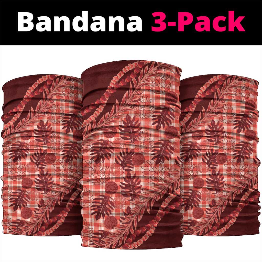 Hawaii Breadfruit Palaka Neck Gaiter Ulaula Maile Lei - Polynesian Pride