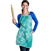 Hawaii Breadfruit Palaka Apron Polu Opal Maile Lei - Polynesian Pride