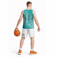 Hawaii Breadfruit Palaka Basketball Jersey Polu Opal Maile Lei - Polynesian Pride