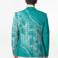 Hawaii Breadfruit Palaka Blazer Polu Opal Maile Lei - Polynesian Pride
