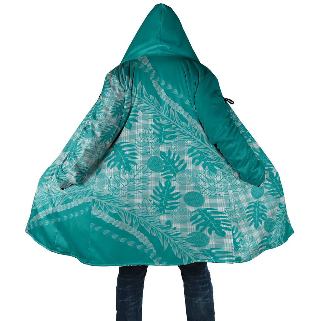Hawaii Breadfruit Palaka Cloak Polu Opal Maile Lei - Polynesian Pride