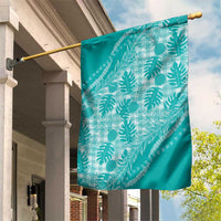 Hawaii Breadfruit Palaka Garden Flag Polu Opal Maile Lei - Polynesian Pride