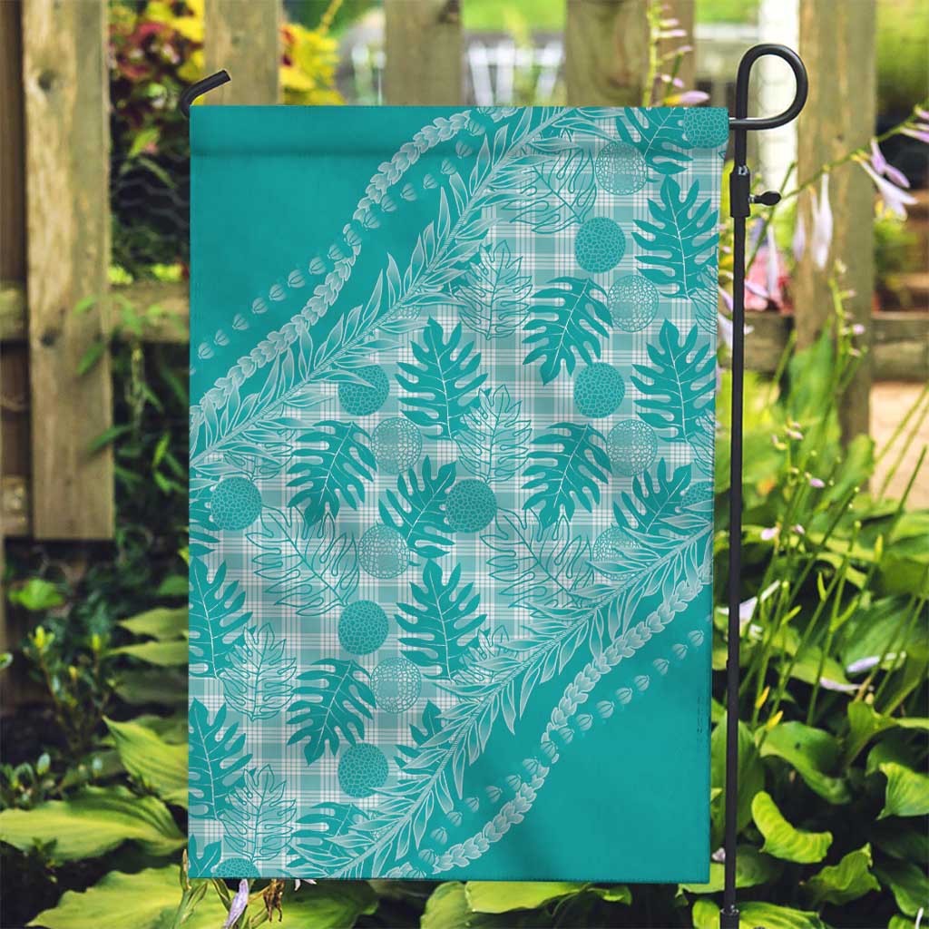 Hawaii Breadfruit Palaka Garden Flag Polu Opal Maile Lei - Polynesian Pride