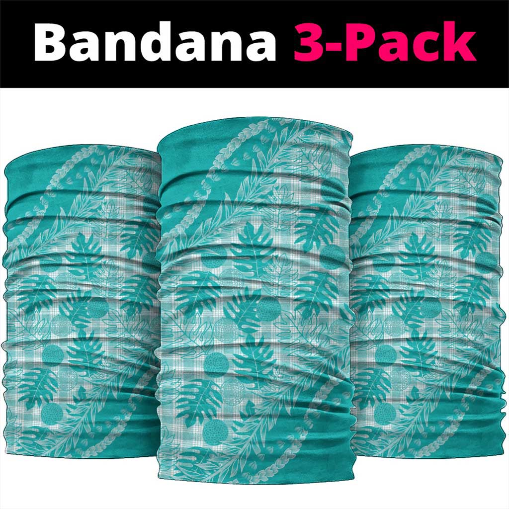 Hawaii Breadfruit Palaka Neck Gaiter Polu Opal Maile Lei - Polynesian Pride