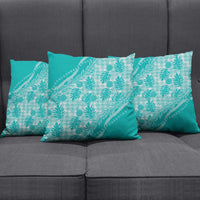 Hawaii Breadfruit Palaka Pillow Cover Polu Opal Maile Lei - Polynesian Pride