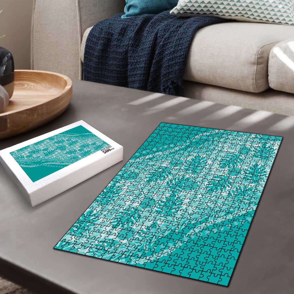 Hawaii Breadfruit Palaka Puzzle Polu Opal Maile Lei - Polynesian Pride