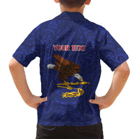 American Samoa Heart Tribal Personalized Family Matching Off The Shoulder Long Sleeve Dress and Hawaiian Shirt Polynesian Patterns