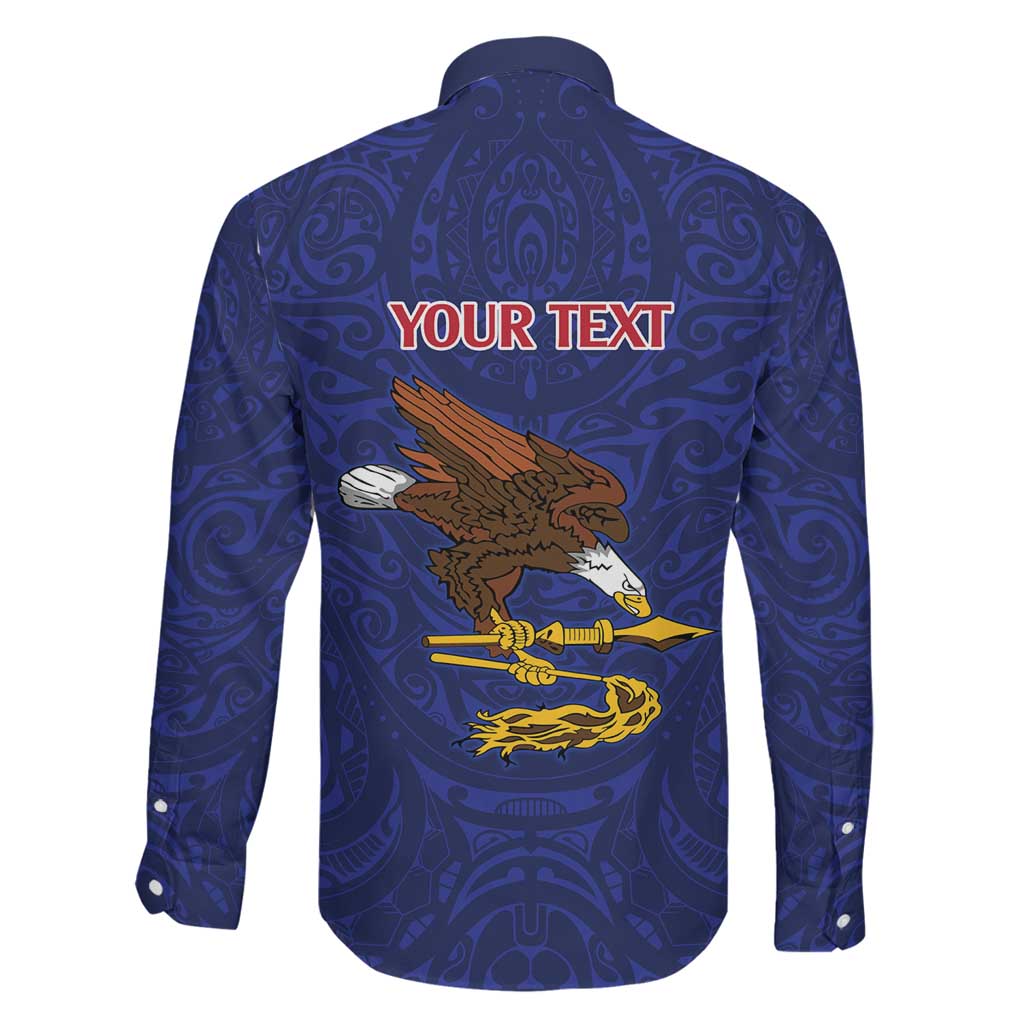 American Samoa Heart Tribal Personalized Family Matching Off The Shoulder Long Sleeve Dress and Hawaiian Shirt Polynesian Patterns