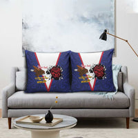 American Samoa Heart Tribal Personalized Pillow Cover Polynesian Patterns