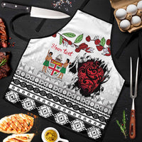 Fiji Heart Tribal Personalised Apron Polynesian Patterns