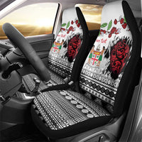 Fiji Heart Tribal Personalised Car Seat Cover Polynesian Patterns