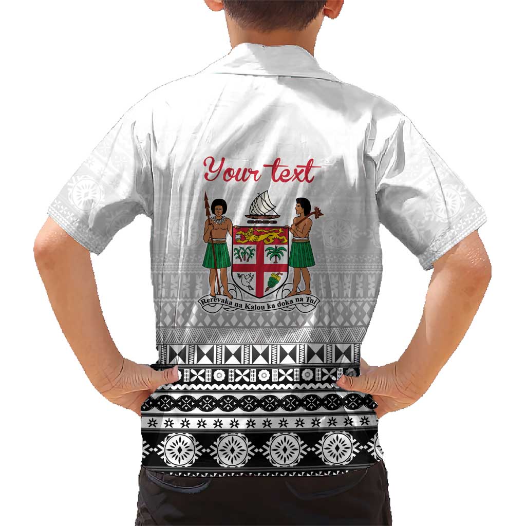 Fiji Heart Tribal Personalised Family Matching Off Shoulder Short Dress and Hawaiian Shirt Polynesian Patterns