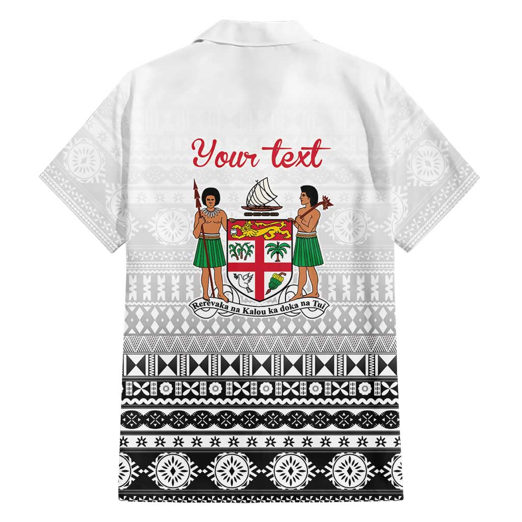 Fiji Heart Tribal Personalised Family Matching Off Shoulder Short Dress and Hawaiian Shirt Polynesian Patterns