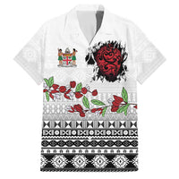 Fiji Heart Tribal Personalised Family Matching Tank Maxi Dress and Hawaiian Shirt Polynesian Patterns