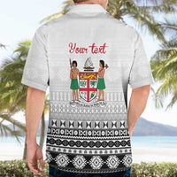Fiji Heart Tribal Personalised Hawaiian Shirt Polynesian Patterns LT9 - Polynesian Pride