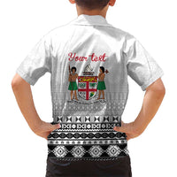 Fiji Heart Tribal Personalised Hawaiian Shirt Polynesian Patterns LT9 - Polynesian Pride