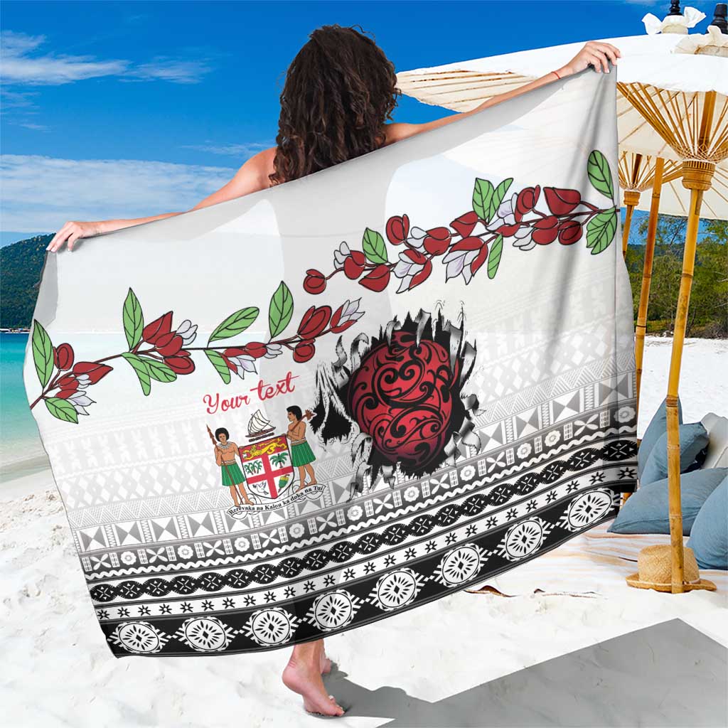 Fiji Heart Tribal Personalised Sarong Polynesian Patterns