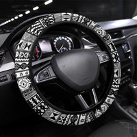 Fiji Heart Tribal Steering Wheel Cover Polynesian Patterns