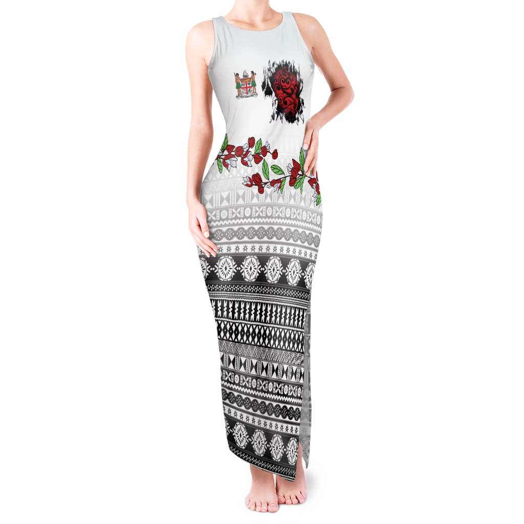Fiji Heart Tribal Personalised Tank Maxi Dress Polynesian Patterns