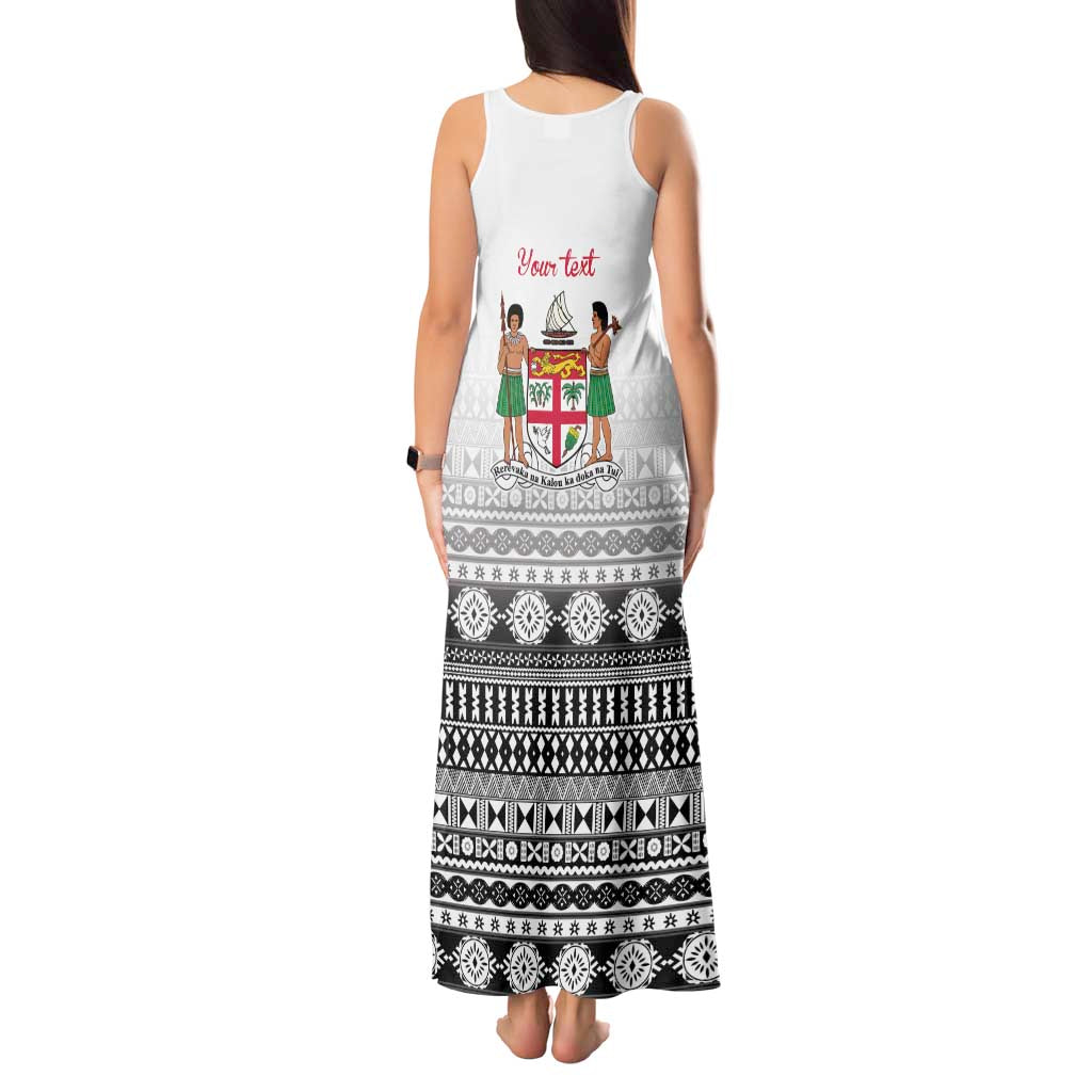 Fiji Heart Tribal Personalised Tank Maxi Dress Polynesian Patterns