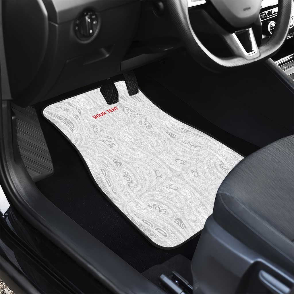 New Zealand Maori Heart Tribal Personalised Car Mats Polynesian Patterns LT9 - Polynesian Pride