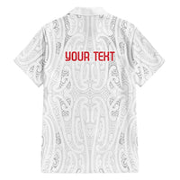 New Zealand Maori Heart Tribal Personalised Family Matching Short Sleeve Bodycon Dress and Hawaiian Shirt Polynesian Patterns