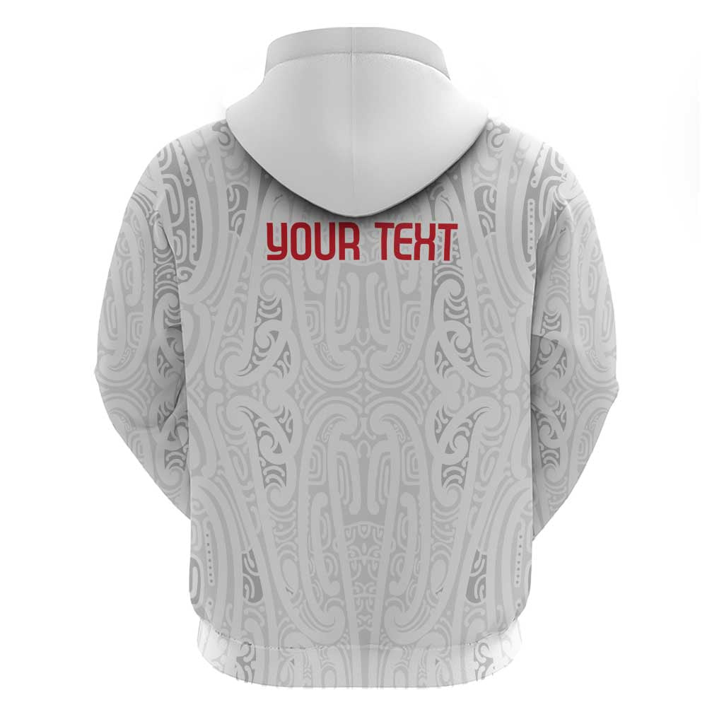 New Zealand Maori Heart Tribal Personalised Zip Hoodie Polynesian Patterns LT9 - Polynesian Pride