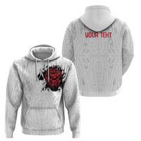 New Zealand Maori Heart Tribal Personalised Zip Hoodie Polynesian Patterns LT9 - Polynesian Pride