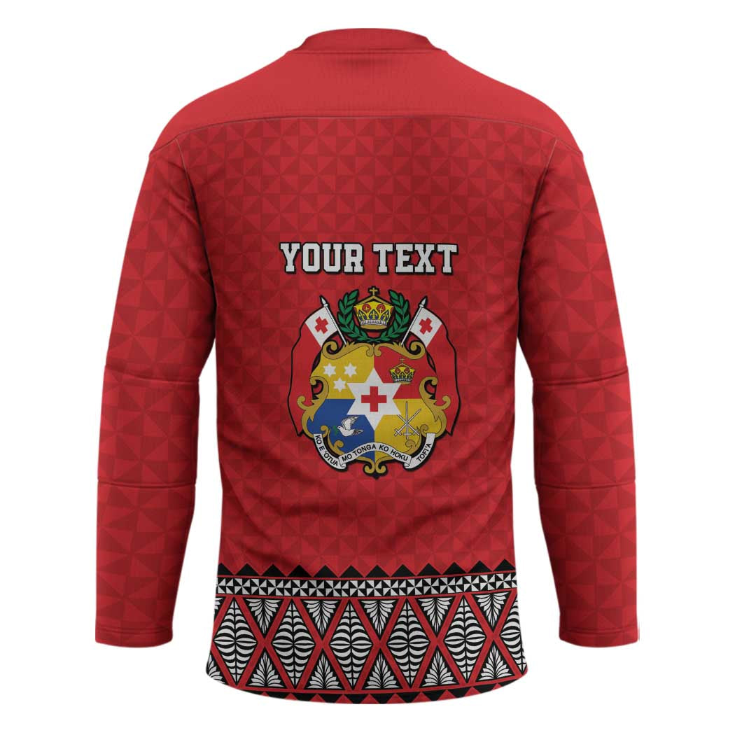 Tonga Heart Tribal Personalised Hockey Jersey Polynesian Patterns LT9 - Polynesian Pride