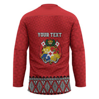 Tonga Heart Tribal Personalised Hockey Jersey Polynesian Patterns LT9 - Polynesian Pride