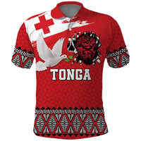 Tonga Heart Tribal Personalised Polo Shirt Polynesian Patterns