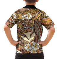 Personalised Hawaii Tribal Humpback Whale Family Matching Tank Maxi Dress and Hawaiian Shirt Melemele Hibiscus Seamless Pattern LT9 - Polynesian Pride