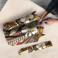 Personalised Hawaii Tribal Humpback Whale Umbrella Melemele Hibiscus Seamless Pattern