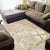 Custom Indo Fijians Area Rug Fiji ke Hindustani Polyneisan Paisley Beige Style