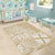 Custom Indo Fijians Area Rug Fiji ke Hindustani Polyneisan Paisley Beige Style