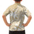 Custom Indo Fijians Kid Hawaiian Shirt Fiji ke Hindustani Polyneisan Paisley Beige Style