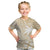 Custom Indo Fijians Kid T Shirt Fiji ke Hindustani Polyneisan Paisley Beige Style